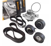 2x Conti Courroie Crantée + Poulie + Pompe à Eau pour VW Lt 28 T4 2.5 Tdi