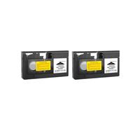 2X Convertisseur de Cassette VHS-C pour pour RCA pour Adaptateur de Cassette VHS Vers VHSC SVHS-C Pas pour 8 Mm/MiniDV/Hi8