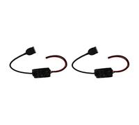 2X Convertisseur de Courant 2 A, Adaptateur 220 V Vers 5 V, Protection Contre la Surchauffe, Protection Contre les Surcharges,