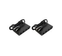 2X Convertisseur de Jeu 4 pour Contrôleur GameCube GC, Adaptateur USB pour , Adaptateur de Contrôleur NGC/ U/PC