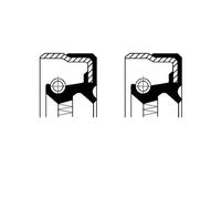 2x Corteco 01019205B Joint D'Arbre Moyeu Roue Arrière pour Audi A4 Seat Inca VW