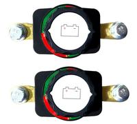 2x Coupe Circuit Batterie 12v 24V, Interrupteur De Coupure De Batteries, Coupe Batterie Voiture, En Cuivre Purs,Haute Conductivité,Transmission Stable Intelligent Déconnexion D'isolateur De Batteries