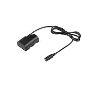 2X Coupleur , Jeu de Batteries Factices LP-E6 pour 5D2 5D3 5D4 6D 6D2 60D 7D 7D2 70D 80D 90D Adaptateur Secteur de Remplacement