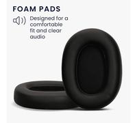 2X Coussinet Compatible avec Jabra Elite 85h Coussinet - Coussinets en Mousse pour Casque Audio - Noir