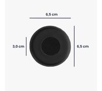 2X Coussinet Compatible avec Jabra Evolve 2 75 Coussinet - Coussinets en Mousse pour Casque Audio - Noir