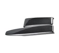 2x Couvercle panneau d'accoudoir central voiture aspect fibre carbone ABS noir pour Benz Classe C W204 Classe E W212 GLK X204 Housses d’accoudoirs(Carbon Fiber LHD)