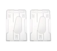 2X Couverture de Carte En Plastique Dur Vertical Etui de La Carte D'Identite ID Transparent 10 x 6cm