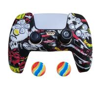 2X COUVERTURE EN SILICONE POUR MANETTE PS5 DUALSENSE MOTIF