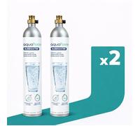 2x Cylindres pour carbonateur C02 - Aquafloow Bubbwater - Recharge Gaz - cylindre de gaz CO2 - 60l - Cylindre pour saturateur d'eau