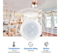 2X D¿¿Tecteur de Mouvement Tuya Zigbee PIR Capteur Du Corps Humain Contr?Le Intelligente Fonctionne avec Alexa Home