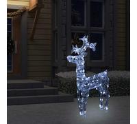 Renne de décoration de Noël Acrylique 140 LED 120cm Blanc froid
