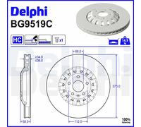 2x DELPHI Disques De Frein Avant Pour Audi Q7 4M 4MB 4MG E-Tron