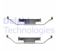 2x DELPHI Kit d'accessoires plaquette de frein à disque Kit de montage de LX0136