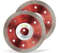 2x Diamond Disc 125 mm for Porcelain Stoneware,Ceramic,Granite-Tile Disc with Ornamental Technologyrendech® Brand Quality