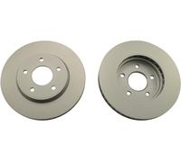 2x Disque de Frein Ø282mm Avant Ventilé pour Nissan Feuille Electric NV200 Boîte