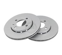 ABS All Brake Systems Jeu de 2 disques de frein avant 16541 ventilé pour SEAT/VW