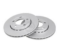 ABS All Brake Systems – Jeu de 2 disques de frein avant A.B.S. 17194 ventilés Ø239 mm 18 mm