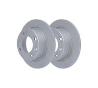 2x Disque de frein plein 24.0109-0122.1 ATE pour CITROËN XANTIA