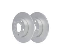 2x Disque de frein ATE 24.0110-0116.1 convient pour VAG