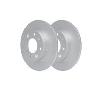 2x Disque de frein ATE 24.0110-0308.1 convient pour KIA