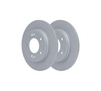 2x Disque de frein ATE 24.0110-0408.1 convient pour KIA