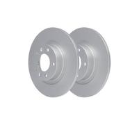 2x Disque de frein ATE 24.0112-0197.1 convient pour PEUGEOT