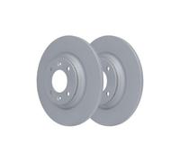 2x Disque de frein ATE 24.0112-0198.1 convient pour CITROËN PEUGEOT
