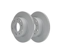 2x Disque de frein ATE 24.0116-0105.1 convient pour CITROËN FIAT PEUGEOT