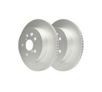 2x Disque de frein ATE 24.0118-0147.1 convient pour LEXUS