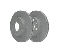 2x Disque de frein ATE 24.0119-0114.1 convient pour HYUNDAI
