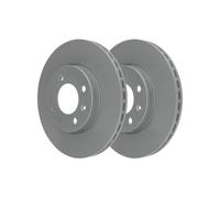 2x Disque de frein ATE 24.0120-0128.1 convient pour SEAT VAG