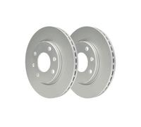 2x Disque de frein ATE 24.0120-0132.1 convient pour CITROËN PEUGEOT