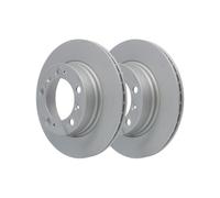 2x Disque de frein ATE 24.0120-0176.1 convient pour PORSCHE
