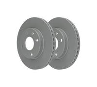 2x Disque de frein ATE 24.0120-0249.1 convient pour OPEL VAUXHALL