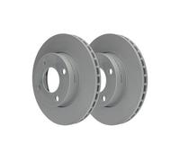 2x Disque de frein ATE 24.0122-0108.1 convient pour VAG