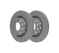 2x Disque de frein ATE 24.0122-0203.1 convient pour VAG