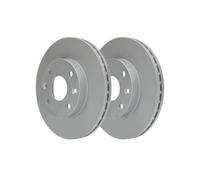 2x Disque de frein ATE 24.0122-0227.1 convient pour KIA