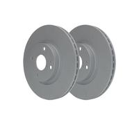 2x Disque de frein ATE 24.0122-0235.1 convient pour MAZDA