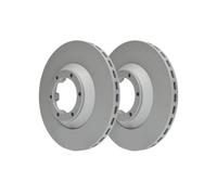 ATE Disque de frein 24.0122-0237.1 ventilé – 2x – convient pour Mitsubishi, Hyundai