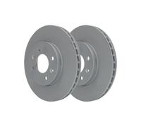 2x Disque de frein ATE 24.0122-0313.1 convient pour HYUNDAI KIA
