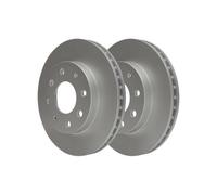 2x Disque de frein ATE 24.0124-0146.1 convient pour MITSUBISHI HYUNDAI KIA