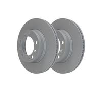 2x Disque de frein ATE 24.0124-0165.1 convient pour PORSCHE