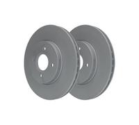 2x Disque de frein ATE 24.0124-0198.1 convient pour FORD