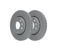 2x Disque de frein ATE 24.0124-0221.1 convient pour NISSAN RENAULT DACIA