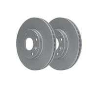 2x Disque de frein ATE 24.0124-0252.1 convient pour CHEVROLET