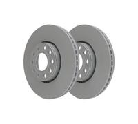 2x Disque de frein ATE 24.0125-0171.1 convient pour SKODA VAG