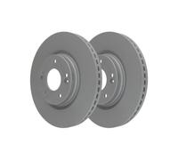 2x Disque de frein ATE 24.0125-0215.1 convient pour HYUNDAI KIA