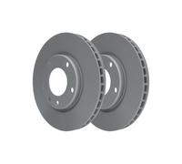 2x Disque de frein ATE 24.0125-0219.1 convient pour BMW