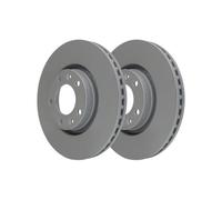 2x Disque de frein ATE 24.0126-0100.1 convient pour CITROËN PEUGEOT