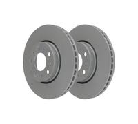 2x Disque de frein ATE 24.0126-0122.1 convient pour VOLVO